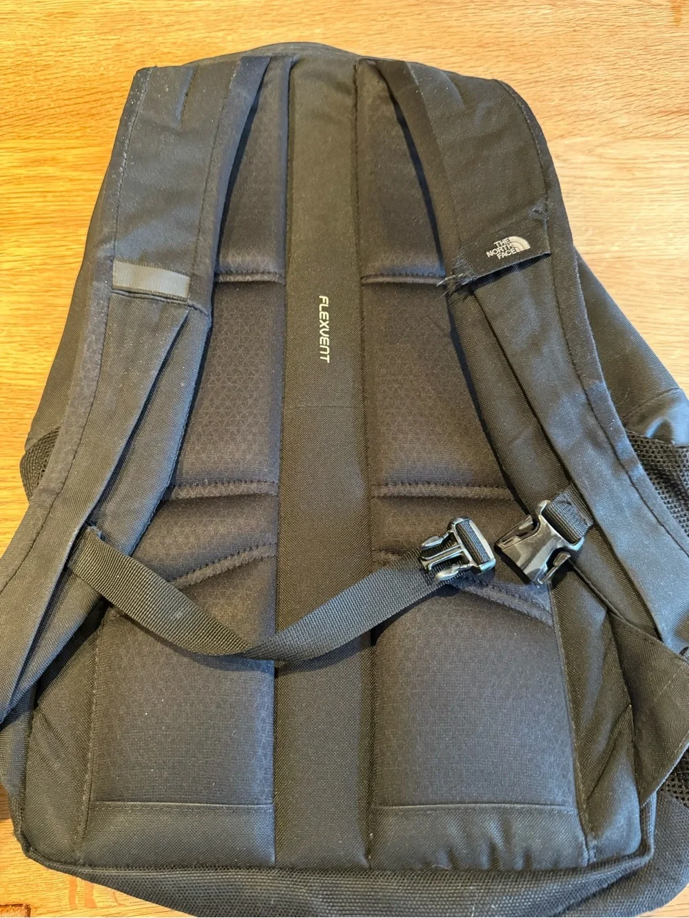 The North Face Jester Backpack in Black with Bungee Cord
